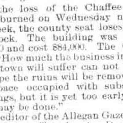 cr1895121301ChaffeeHouseBurnsInAllegan.jpg: Chaffee House