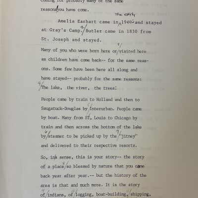 Museum promotion script