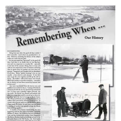 Ice Harvesting