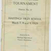          1929_Basketball_tourney_program.jpg 657KB; Digital image from Jane Van Dis collection  - Digital file on Jack Sheridan Drive 2021.72.02
   