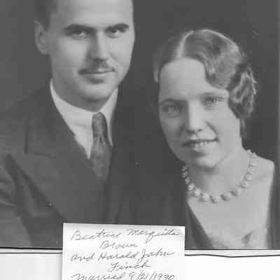 Beatrice Marquita Brown and Harold John Finch