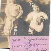          James Morgan Brown and Jenny Veits Brown with their children Beatrice Marquita Brown and Richard Montgomery Brown
   