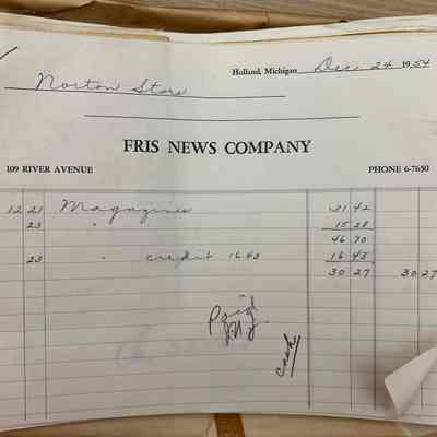 Fris news company 1954