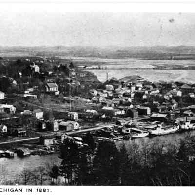 Saugatuck 1881.jpg 536KB: From the May Heath collection, a scan of a postcard dating the photo 1881.