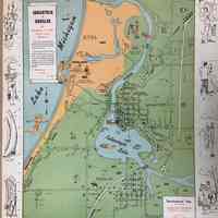 Vacationland map of the Saugatuck Douglas area