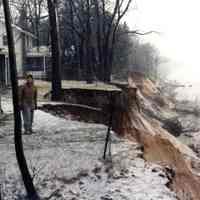 Shore Erosion 1986 Oval Beach and Lakeshore Drive - digital images