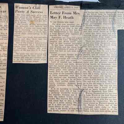6. Collage of newspaper clippings