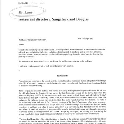 Restaurants by Kit Lane