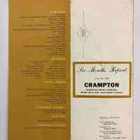          Crampton Manufacturing Six Months Report picture number 1
   
