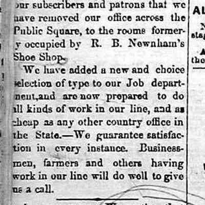 cr1868101004CommercialMovedtoNewnhamsShoeShop.jpg: Commercial Record moves into shoe shop 1868 October