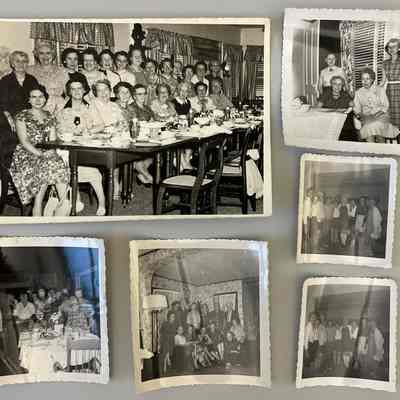 The large photos is taken at "Chicken as You Like It at Dan's Cafe" 1958