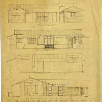 Residence And Art Gallery At Rancho Mirage, Calif. (possible Hoerman)