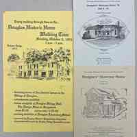          1991 poster for the Douglas Historic Home Walking Tour and programs for the 1993 (?) and 1994 “Designers’ Showcase House” to benefit the renovation of Dutcher Lodge.
   