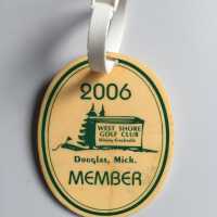 West Shore Golf Club bag tag