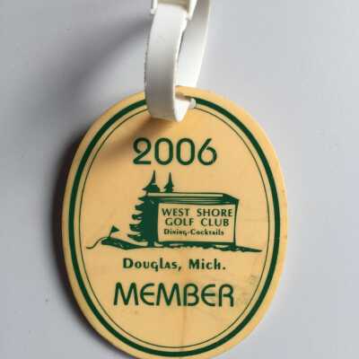 West Shore Golf Club bag tag