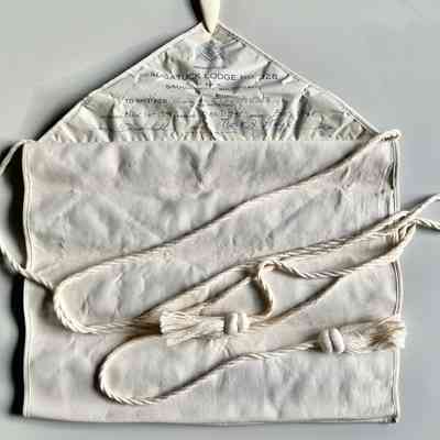 Masonic apron 1948