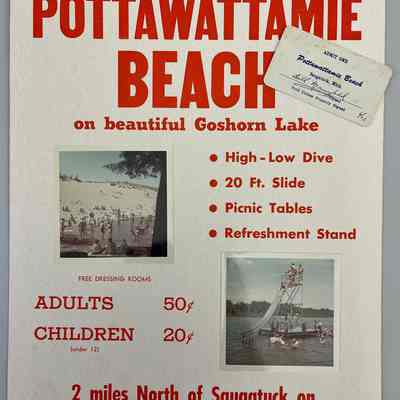 Pottawattamie Beach poster