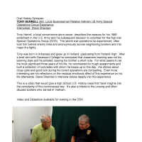 Tony Herrell, Vietnam Veteran in Special Ops