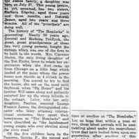          cr1940080204TheHemlocks.jpg; 1897 - The Weed Cottage at the Park has been sold to Col. TenEyck of Chicago. CR 6 Aug 1897
1897 - Relatives of Col. TenEyck buy two  park lots. CR 1 Oct  1897
   