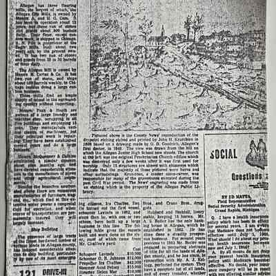 Photocopy 3: Photocopy four has the continuation of the illustration but no article text.