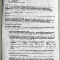          Executive Summary:
The forest cover of this site represents the bulk of its value as a sustainability asset to the community. The ecological services provided by the large areas of mature, biodiverse, and healthy forests should be preserved and emphasized in any future use plans for the property. In addition to its intrinsic value as high-quality habitat and natural area, the property has a measurable impact on factors directly associated with human health, wellness, and prosperity. Unless significant redevelopment of the parcel and surrounding area were to occur, opportunities to leverage the property for electric vehicle charging and/or solar development are non-existent.
   