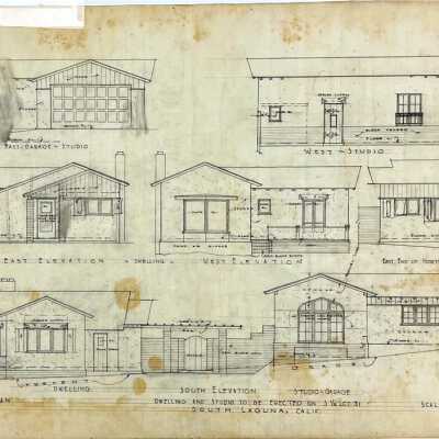 Dwelling And Studio To Be Erected On 5 1/2 Lot 31/South Laguna, Calif. (unknown)