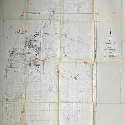 Saugatuck-Douglas Area Map 1975