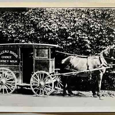 Valleau Bros. milk wagon