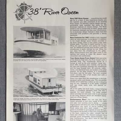 River Queen 38' sales flyer