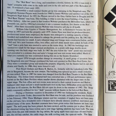 last page of program