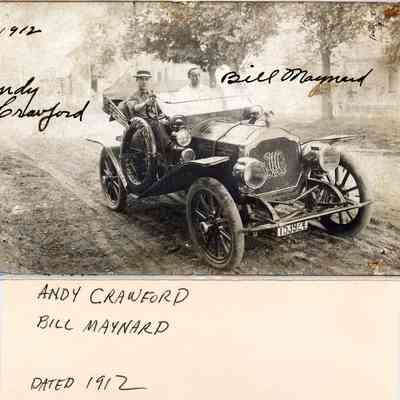 89-1-306_A.Crawford_B.Maynard_1912.jpg 1.8MB: Another shot of Andy Crawford, Bill Maynard, dated 1912
Digital file from Jack Sheridan Drive 2021.72.02
