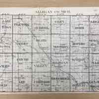          Allegan County Map 1956 Hixson picture number 1
   