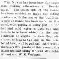          cr1905042105WmMcVeaAltersBeachmont.jpg 21KB; John Alvord and W.R. Vosburg guests in 1905
   