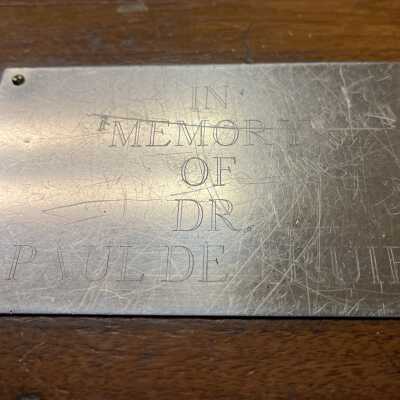 Paul de Kruif writing table