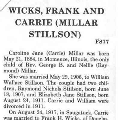 from "History of Western Allegan County" Kit Lane, editor