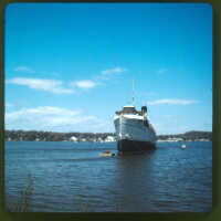          Page O, 3. Keewatin moored in river
   