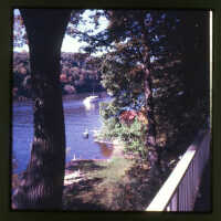          Page J 16. Houseboat on the river, viewed from deck, November 1970
   