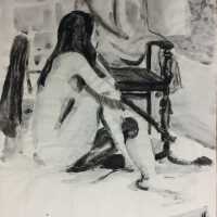          Two Nudes in Watercolor picture number 2
   