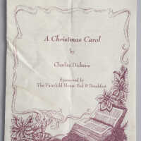 Christmas Carol program