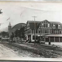 Water Street: Big Pavilion, Coral Gables and Interurban tracks