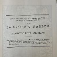 Some suggestions relative to the proposed improvement of the Saugatuck Harbor and the Kalamazoo River, Michigan