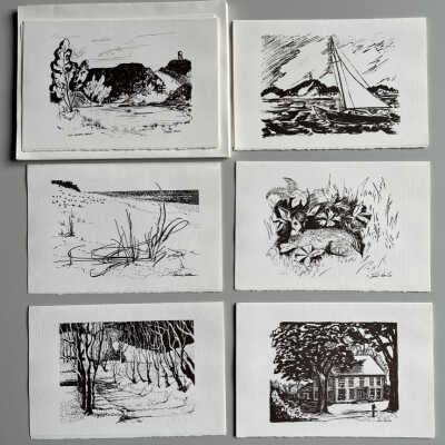 Notecards with local scenes