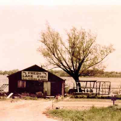 SewersFishhouse1947.jpg 738KB: George Sewers fishing operation in what is now Coghlin Park at Culver St.
