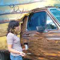          Painted Car.float2 5.JPG 1.7MB; Behive Ox-Bow 4th of July parade float
   