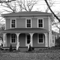          Martell house - currently owned by the Peterson family - 345 Grand St. Photo by Vicki Stull; Stull Martel House
   