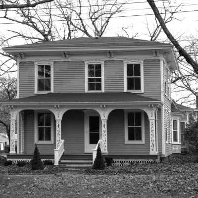Martell house - currently owned by the Peterson family - 345 Grand St. Photo by Vicki Stull: Stull Martel House