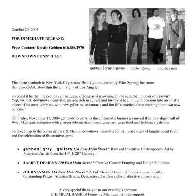 Downtown Fennville Press Release.pdf: Copied from CD 8, more content about this promotion on CD6