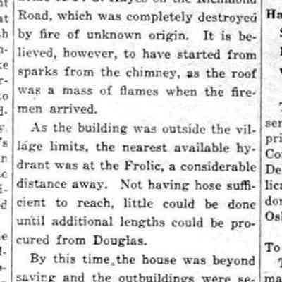 cr1925091801FGHayesHomeDestroyedByFire.jpg: F.G. Hayes, Frolic