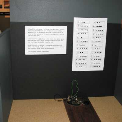 morse code interactive sending station
