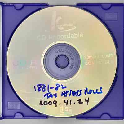 Tax Assessment Roll 1881-1882 CD